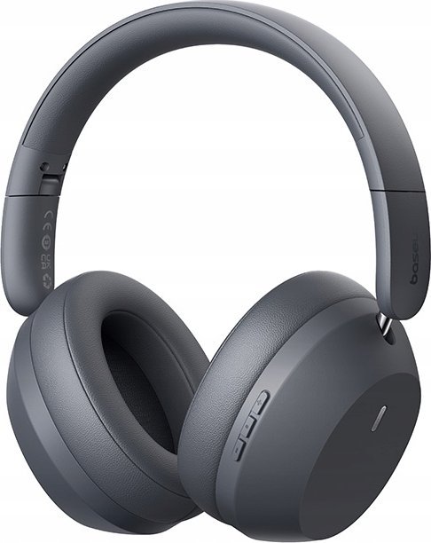 Kufje wireless Baseus Bass 35 Max, Bluetooth 5.3, 50 orë bateri, gri