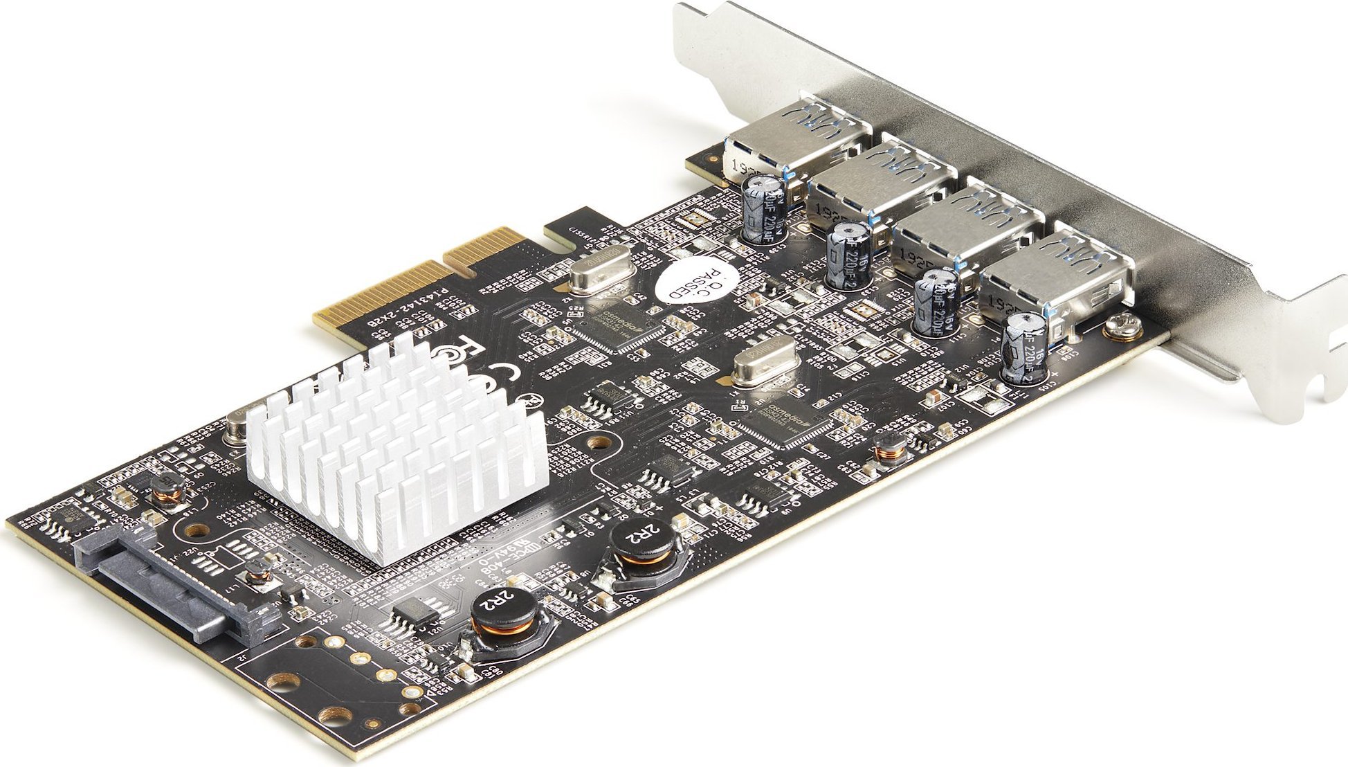 Kartë zgjeruese USB StarTech.com PEXUSB314A2V, 4 porta USB 3.2 Gen 2 10Gbps, PCIe, e zezë