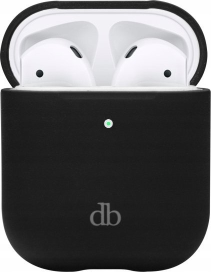 Mbrojtëse Dbramante1928 Costa Rica për Apple AirPods 2, silikon, e zezë