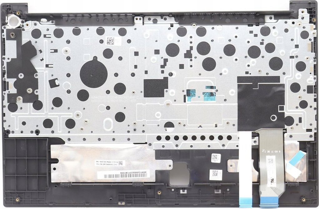Kapak me tastierë Lenovo 5M10W64640, pjesë origjinale, për laptop, i zi