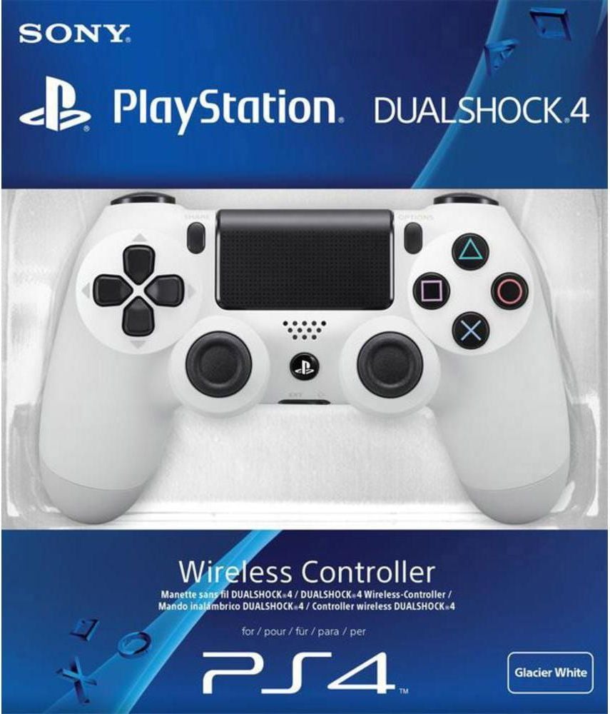 Kontroller Sony Dualshock 4 v2, i bardhë