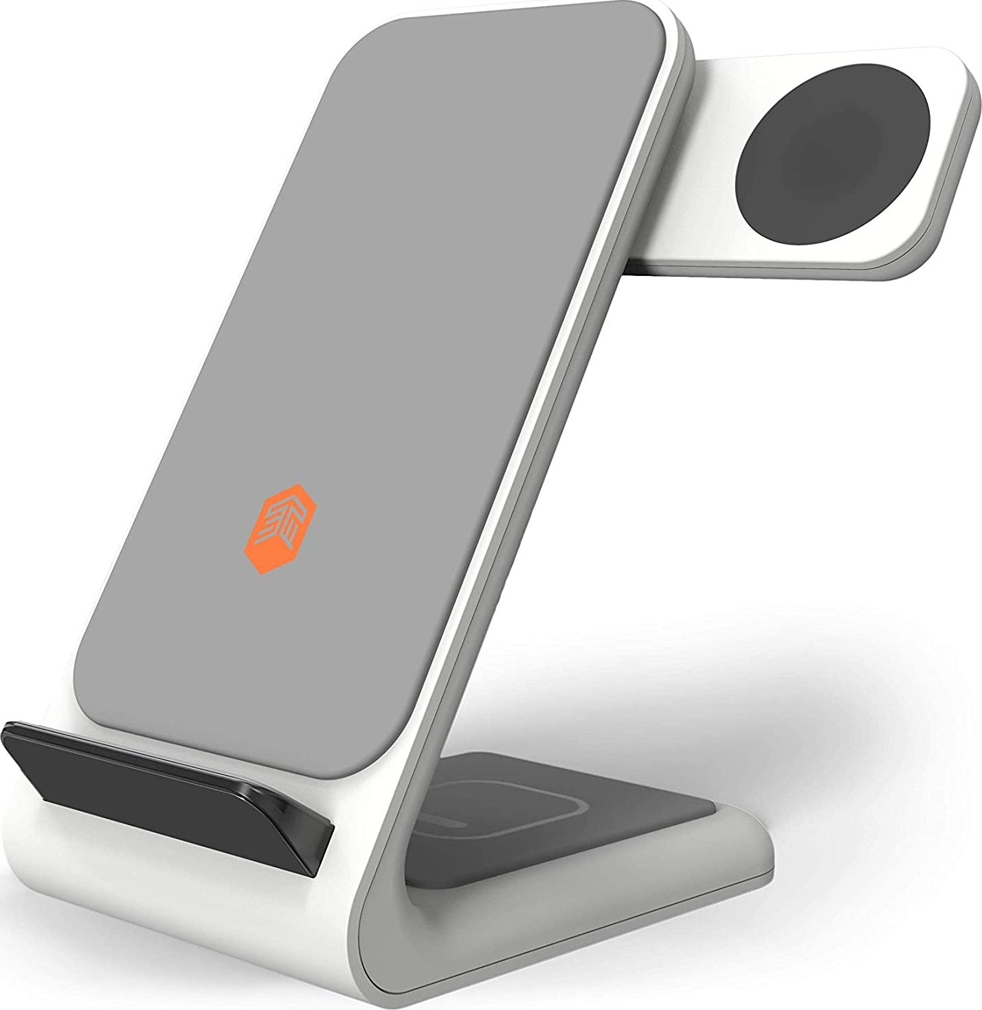 Karikues wireless 3 në 1 STM ChargeTree Swing, për iPhone Apple Watch AirPods, i bardhë