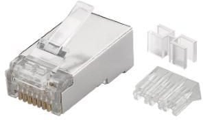 Konektorë rrjeti Microconnect CON6AFTP RJ45, Cat6a, set 100 copë