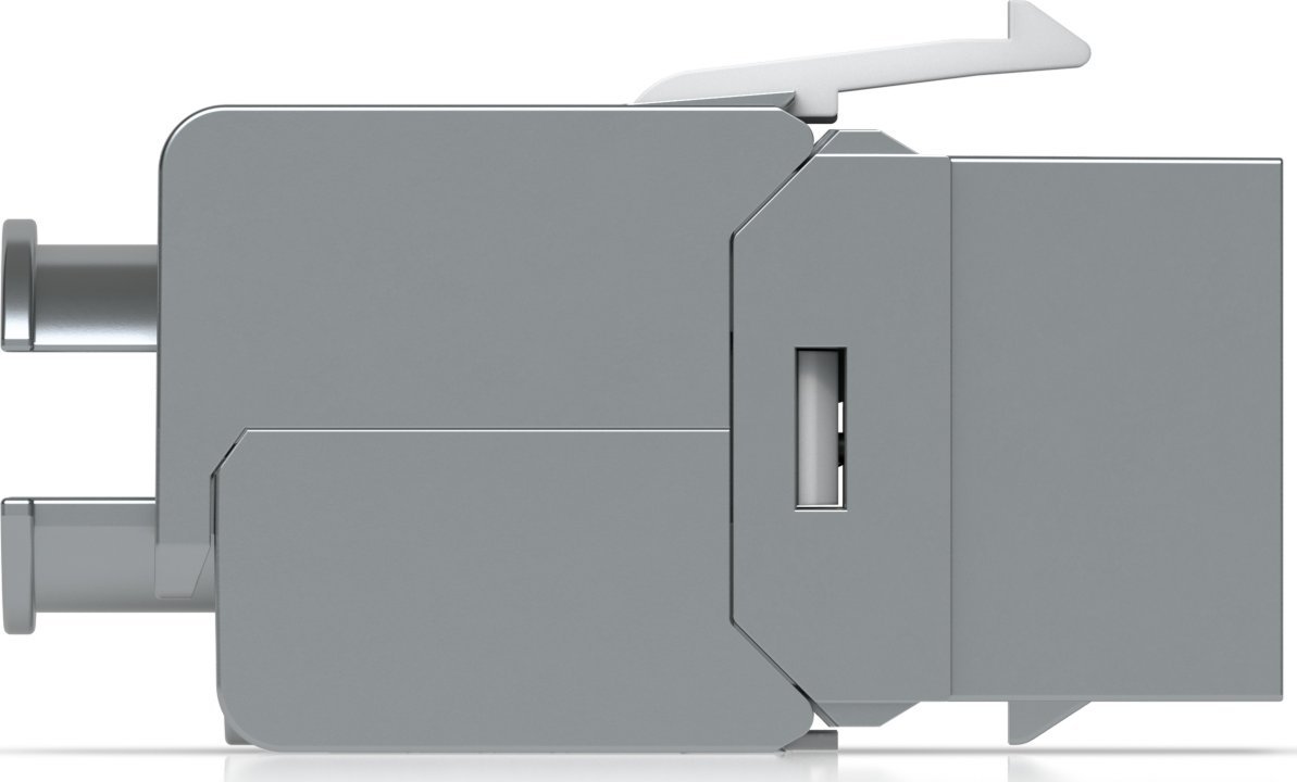 Keystone pa vegla Ubiquiti, Cat6A, set 12 copë, i bardhë