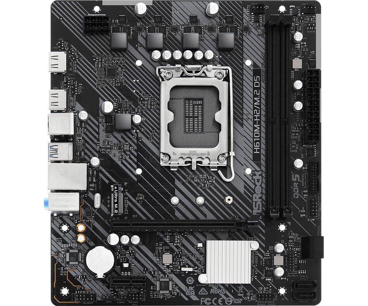 Pllakë amë ASRock H610M-H2/M.2 D5