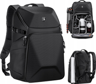 Çantë shpine K&F Concept për kamerë, 17L, e papërshkueshme nga uji, e zezë