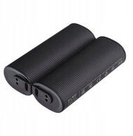 Powerbank Veger Hand Warmer, 2 x 5000mAh, 2.4A, i argjendtë dhe i zi