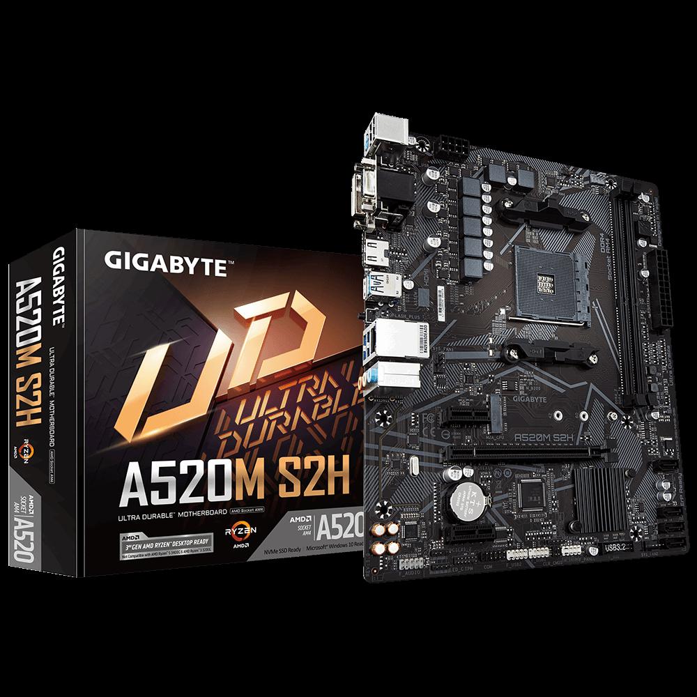 Motherboard Gigabyte A520M DS3H, AMD AM4, DDR4, ATX