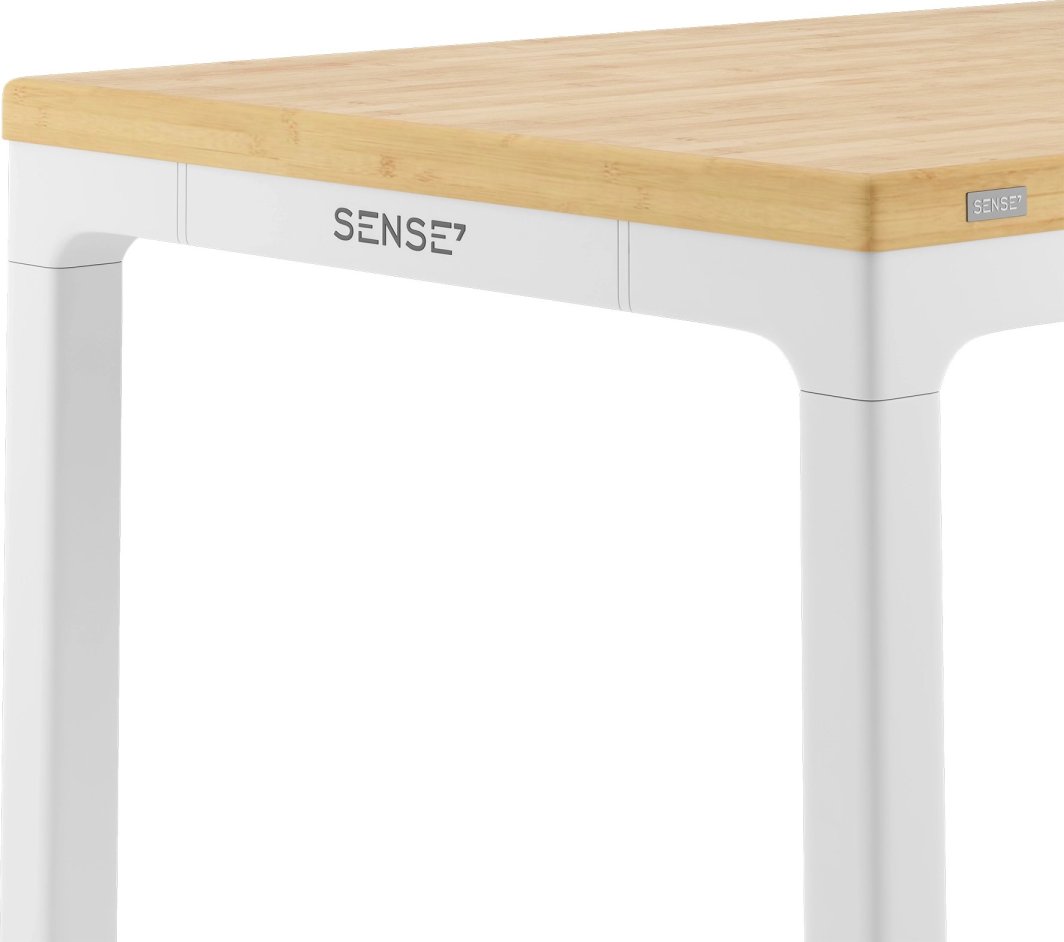Tavolinë SENSE7 Manma Bamboo, e kaftë/ bardhë