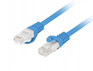 Мрежен кабел Lanberg PCU6-10CU-0025-B, Cat 6, RJ45, син