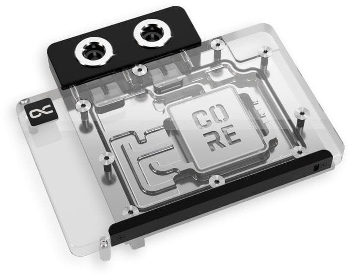 Bllok uji GPU Alphacool Core Geforce RTX 5070 Reference, me backplate, transparent