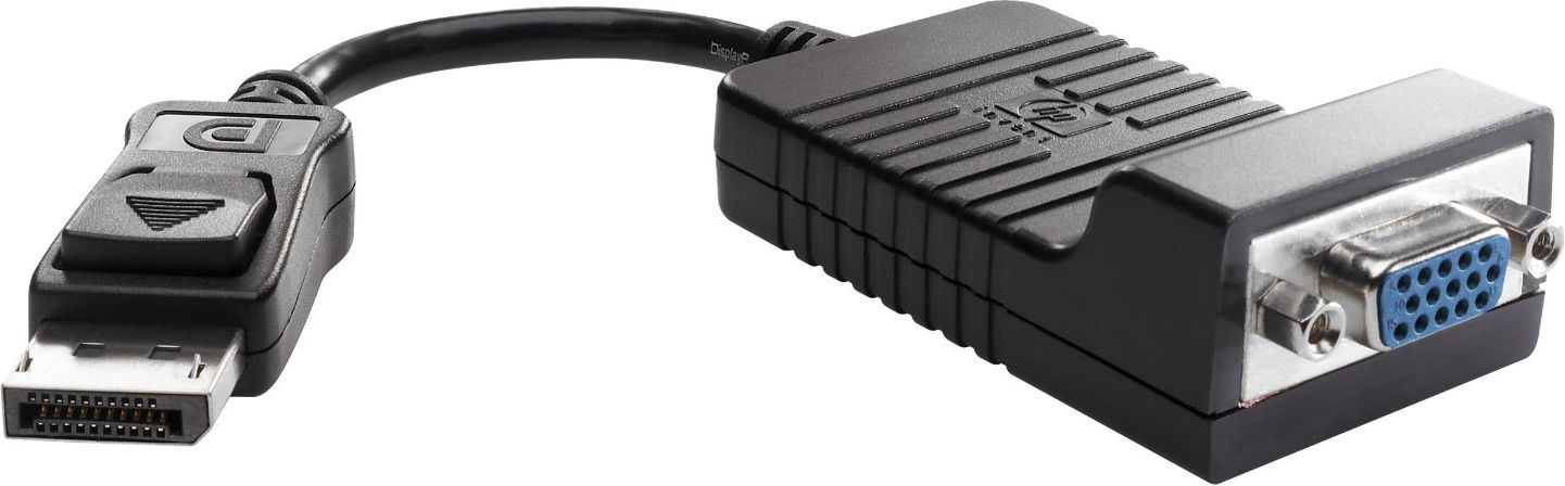 Përshtatës HP DisplayPort - D Sub (AS615AT), i zi