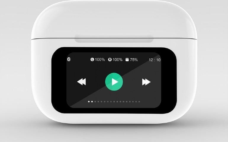 Kufje wireless Gembird TWS LCD ANC 01, Bluetooth, HiFi, të bardha