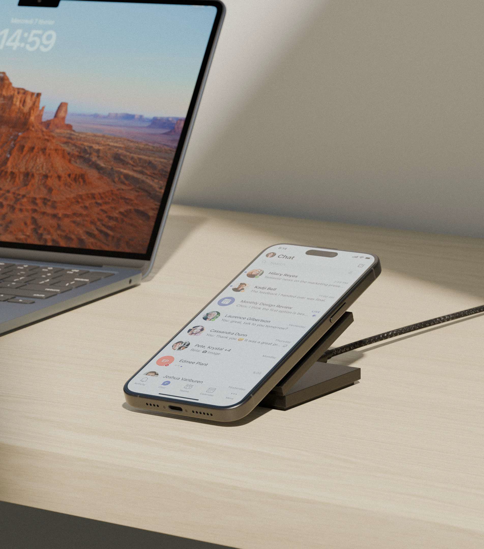 Karikues wireless magnetik Native Union Rise, Qi2, për iPhone, i zi