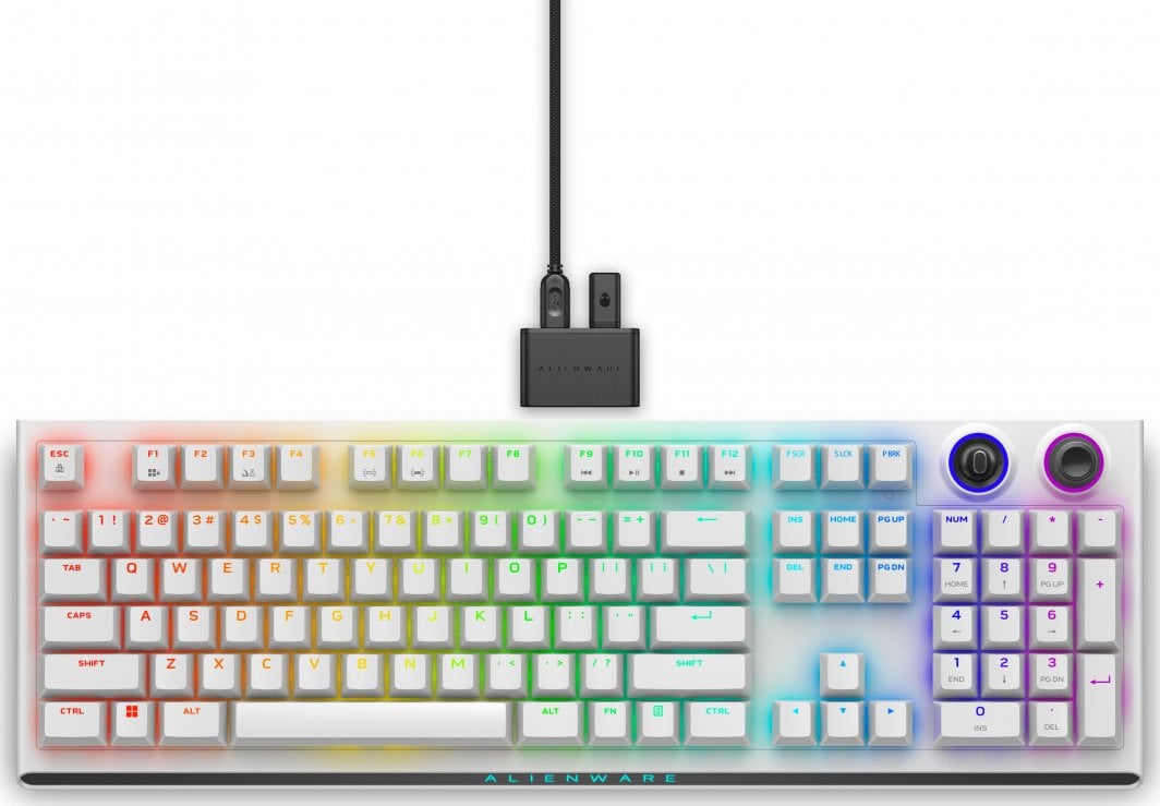 Tastierë Dell Alienware AW920K, e bardhë 
