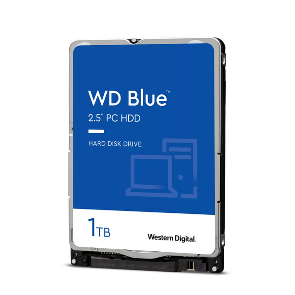 Hard Disk Western Digital Blue WD10SPZX, 1TB, 2.5", SATA/600, i kaltër