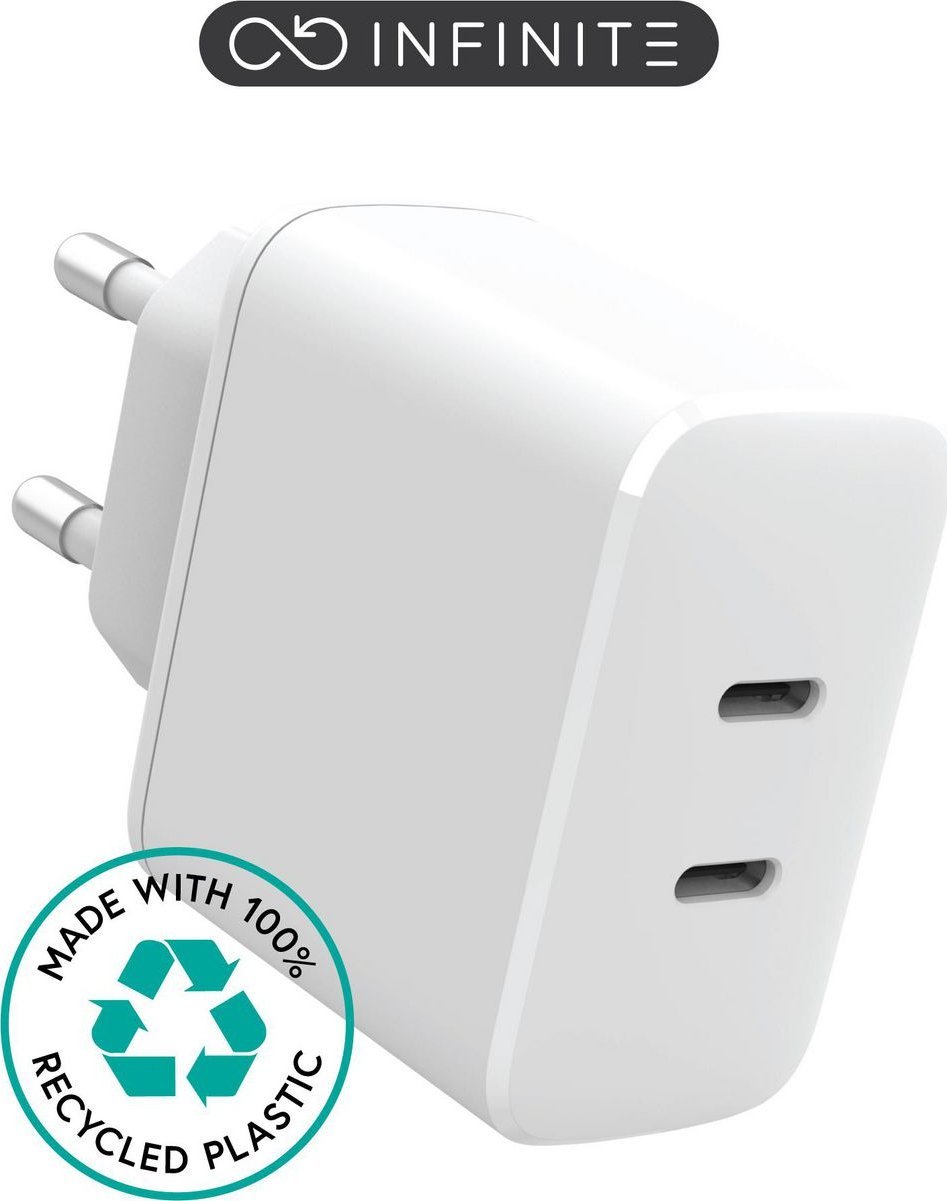 Karikues telefoni eSTUFF ES637035, AC Fast Charging, i bardhë