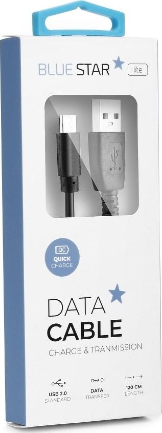 Kabllo USB Partner Tele.com USB A në microUSB, 1.2m, e zezë