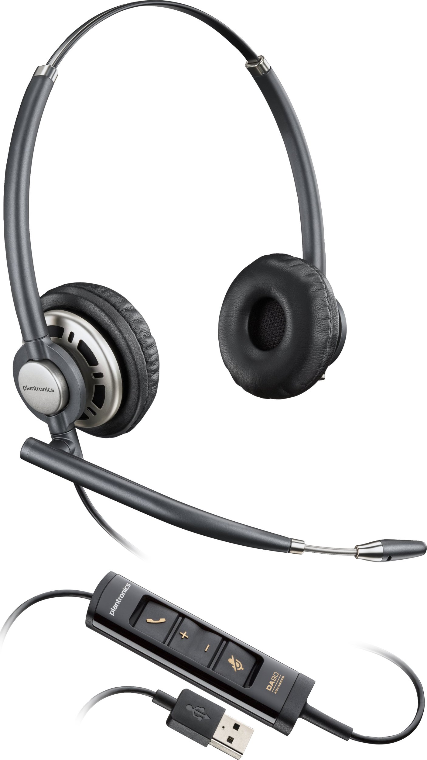 Kufje Poly EncorePro 725 783M6AA, USB A, stereo, me kabllo