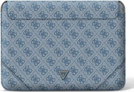 Mbështjellëse laptopi Guess GUCS16P4TB, 16", lëkurë Saffiano, blu