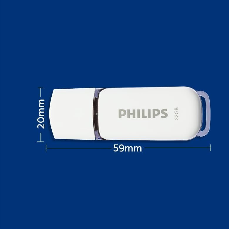 USB flash drive Philips Snow Edition, 32GB, USB 2.0, set 3 copë