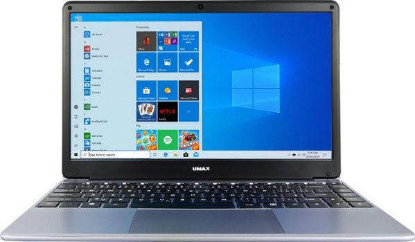 Laptop Umax VisionBook 14Wr Plus, 14.1", Intel Celeron N4120, 4GB RAM, 64GB SSD, Intel UHD Graphics 600, i hirtë