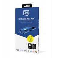 Mbrojtës ekrani 3MK HardGlass, për iPhone 17 Pro Max, matt, kornizë e zezë