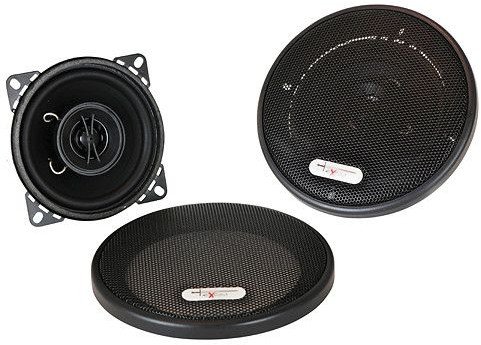 Set altoparlantësh Excalibur X102, 10cm, 2 way, i zi