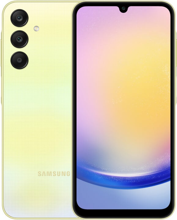 Celular Samsung Galaxy A25, 6.5", 6/128, i verdhë