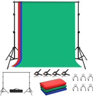 Set për montimin e sfondeve fotografike Tripod Puluz, 2 x 2 m, 3 copë