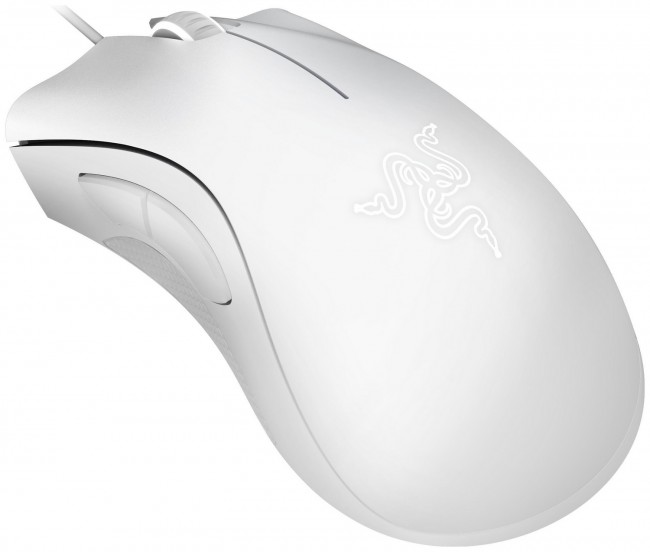Maus gaming Razer DeathAdder Essential, 6400 DPI, me kabllo, i bardhë