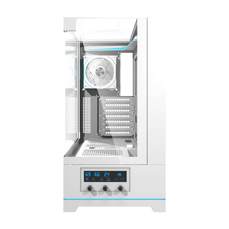 Kase PC DarkFlash DY450, ATX, USB 3.0 Type C, e bardhë