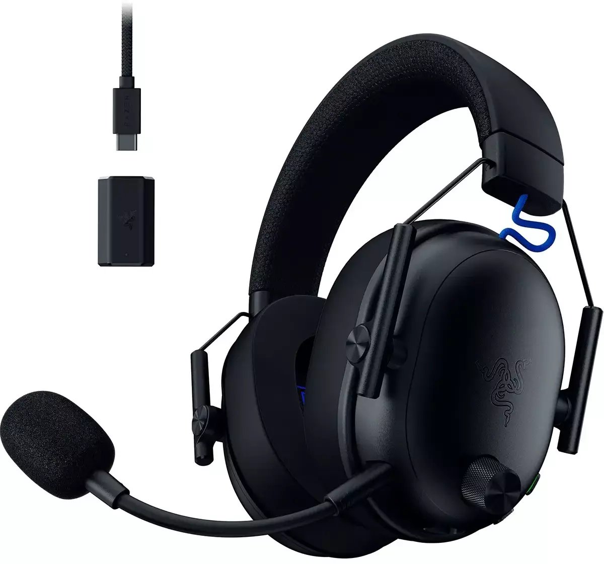 Kufje gaming Razer BlackShark V3 për PlayStation, wireless, draiverë 50mm, të zeza