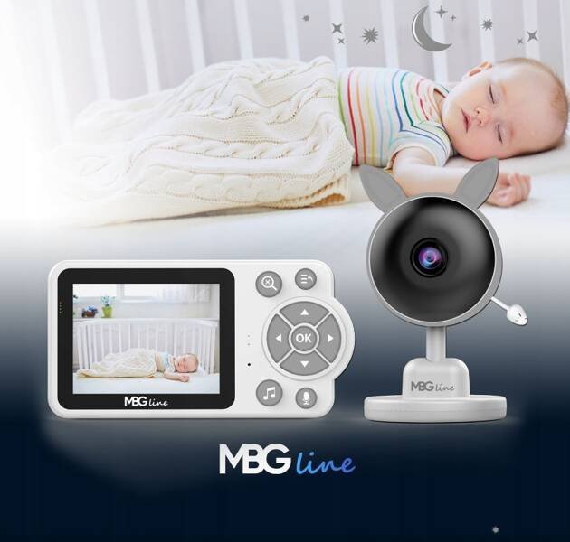 Monitor bebe MBG Line CARE C3, audio elektronik, i bardhë