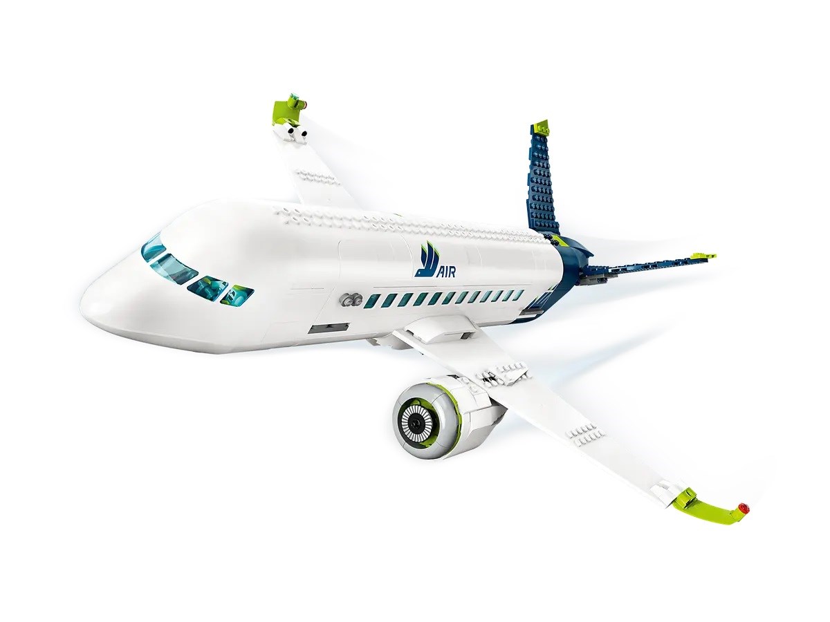 Set LEGO City Passenger Airplane 60367, aeroplan pasagjerësh, 9 minifigura, shumengjyrësh