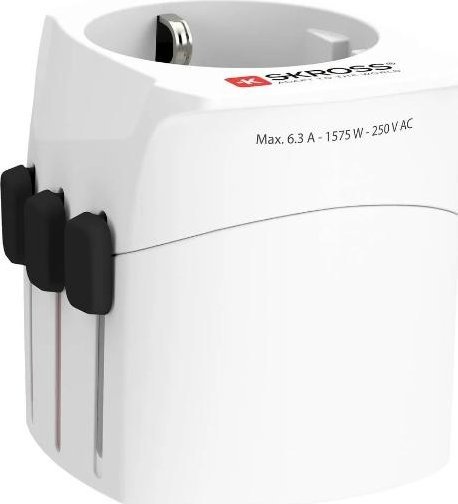 Adapter udhëtimi Skross PRO Light World, universal, i bardhë