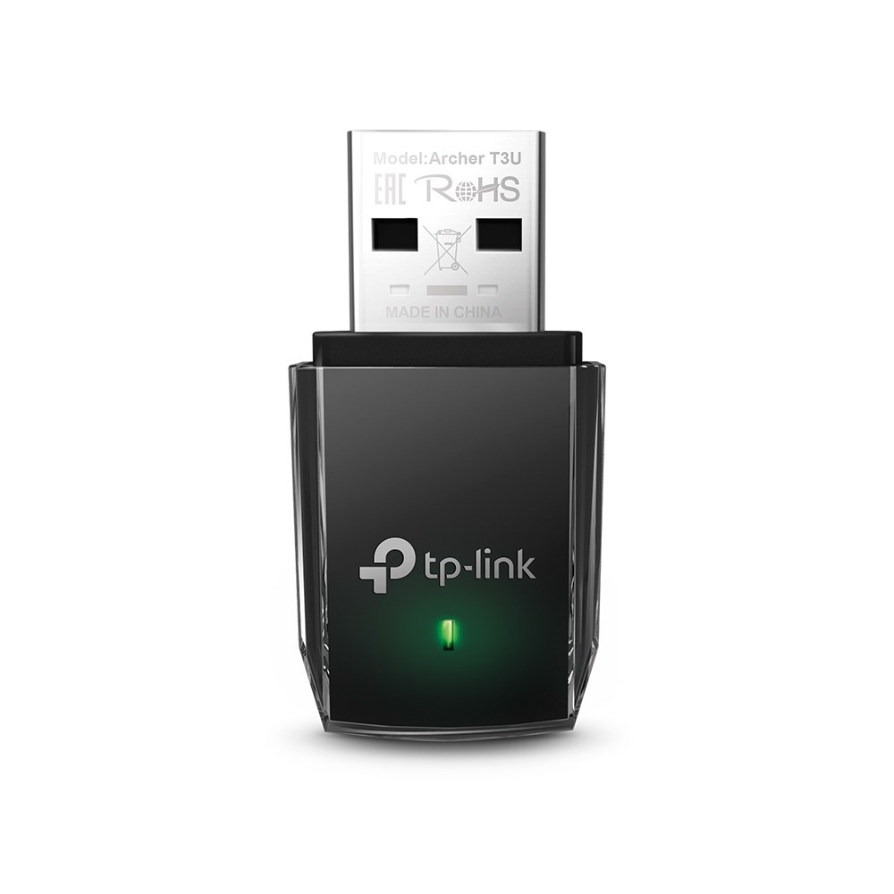 Përshtatës Wi-Fi TP-Link Archer T3U Mini, AC1300, USB 3.0, MU-MIMO, i zi