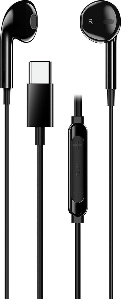Kufje Genius HS-M365B, in-ear, USB-C, me mikrofon, të zeza