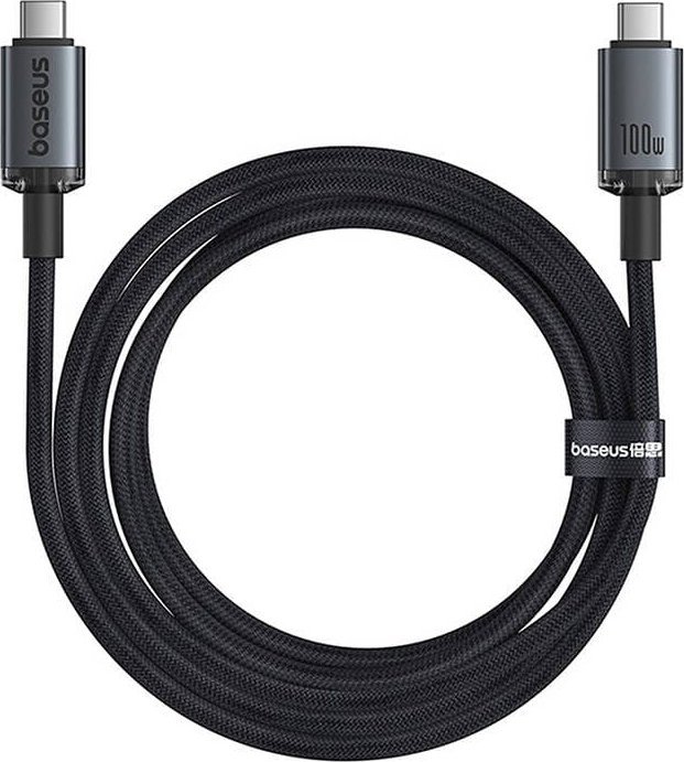 Kabllo USB C Baseus USB3.2, 20Gbps, 100W, e zezë
