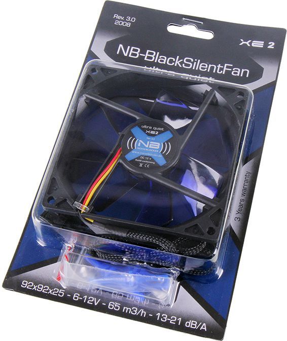 Ftohës Noiseblocker BlackSilent XE2, 92 mm