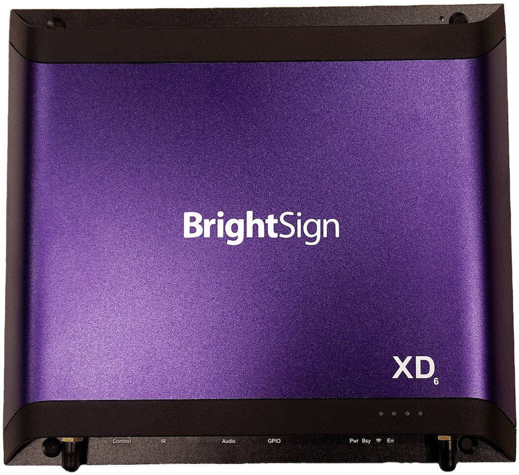 Дигитален плеер BrightSign XD236, 4K 60Hz, PoE+, виолетов