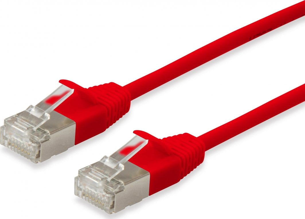 Kabllo rrjeti Equip Patch Cable Cat6A Slim, S FTP, 20m, e kuqe