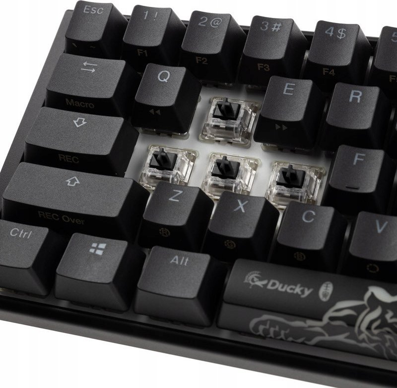 Tastierë mekanike Ducky One 3 Classic Mini, USB C, RGB, e zezë e bardhë