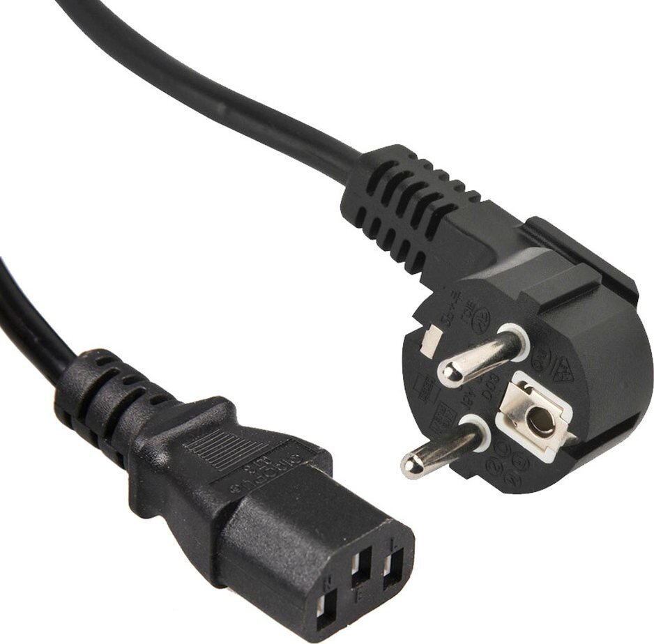 Kabllo rryme PremiumCord, 230V, 3m, e zezë