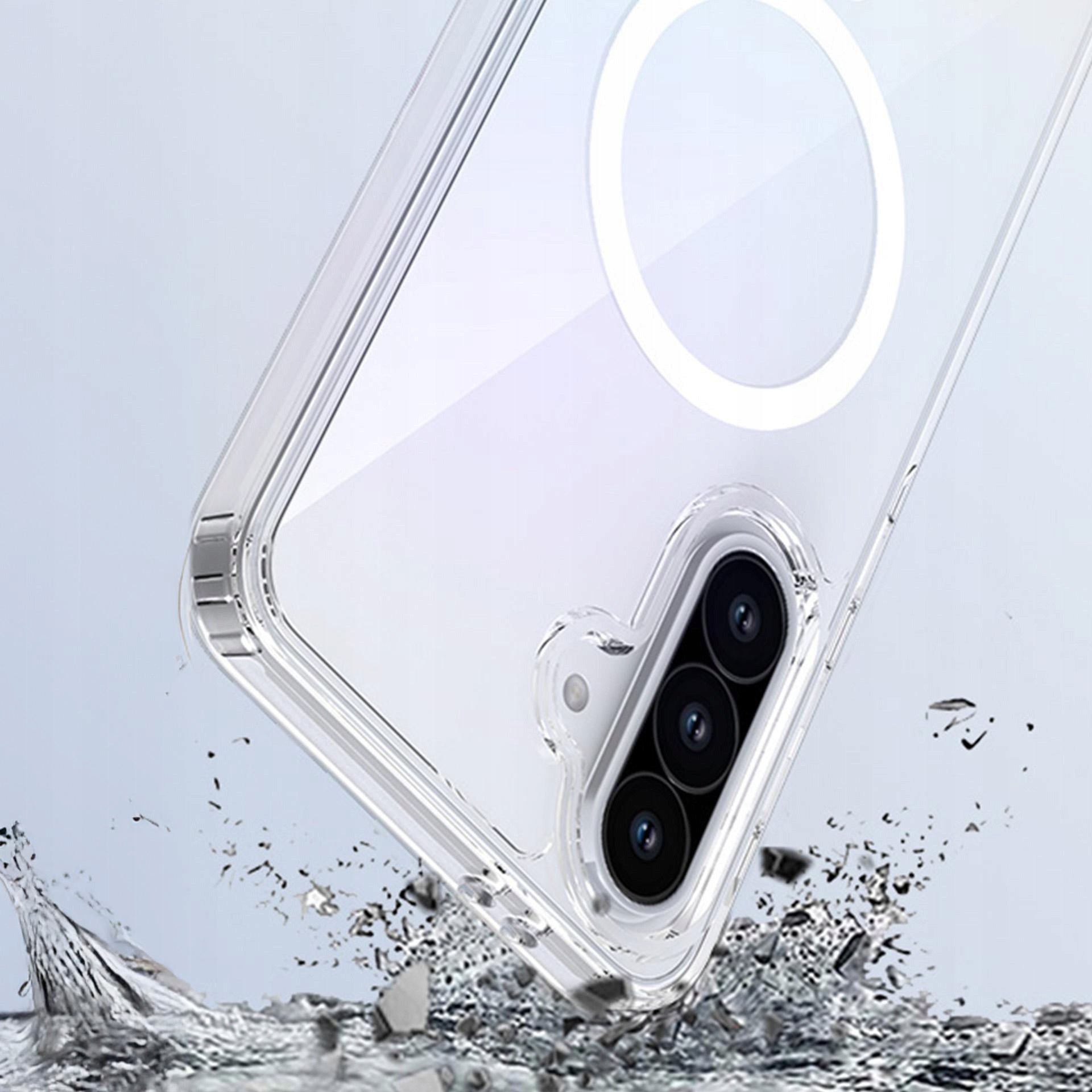 Futrollë 3MK Armor MagCase për Samsung Galaxy A36, magnetike, transparente