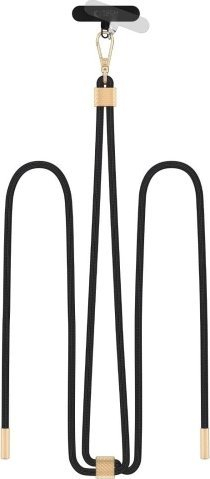 Litar crossbody për telefon Tech-Protect C2S, i rregullueshëm 85cm, black gold