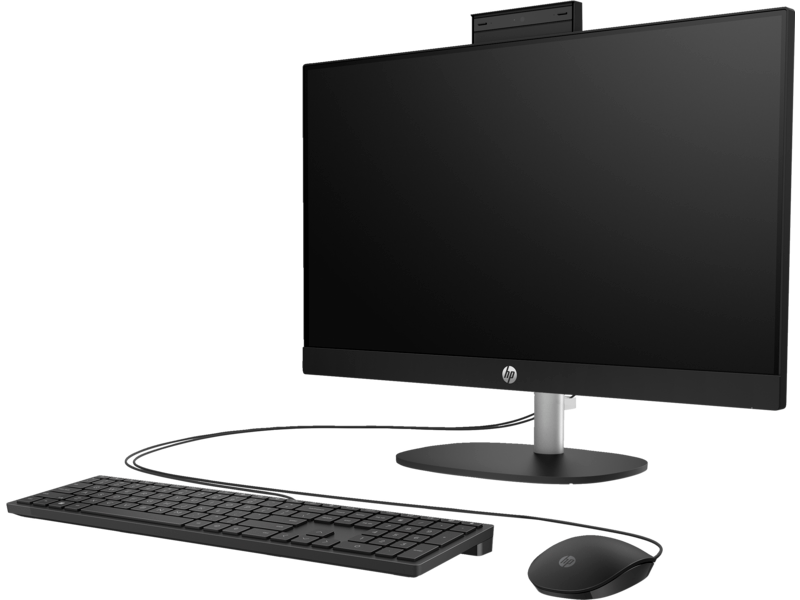 Kompjuter Al-in-one HP PC AIO 24-cr0015nh, 23.8", Intel Core i3-1315U, 8GB RAM, 512GB SSD, Intel UHD Graphics + tastierë & maus