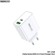 Karikues murit Remax Kiddy Series RP U125, 65W, USB dhe USB C, i bardhë