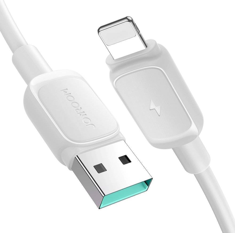 Kabllo Joyroom JYR767 USB A në Lightning, 1.2 m, 2.4A, e bardhë
