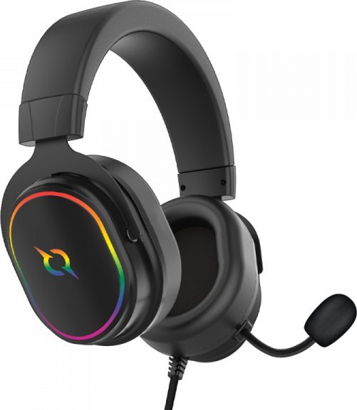 Kufje gaming AQIRYS Altair, virtual 7.1, RGB, USB, të zeza